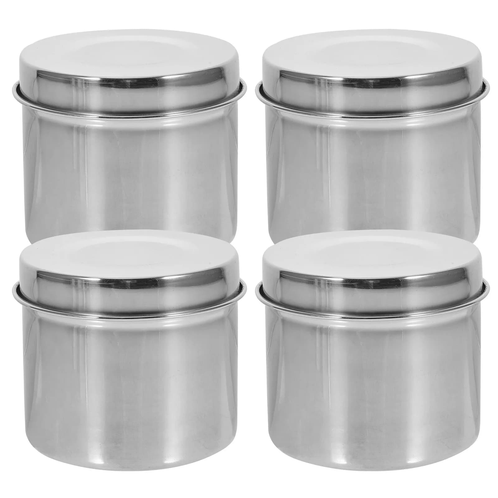 Contenitori per Alimenti Senza BPA con Coperchi in Silicone a Prova di Perdite, Organizer Portatile per Preparazione Pasti, Adatti per Puree e Congelatore