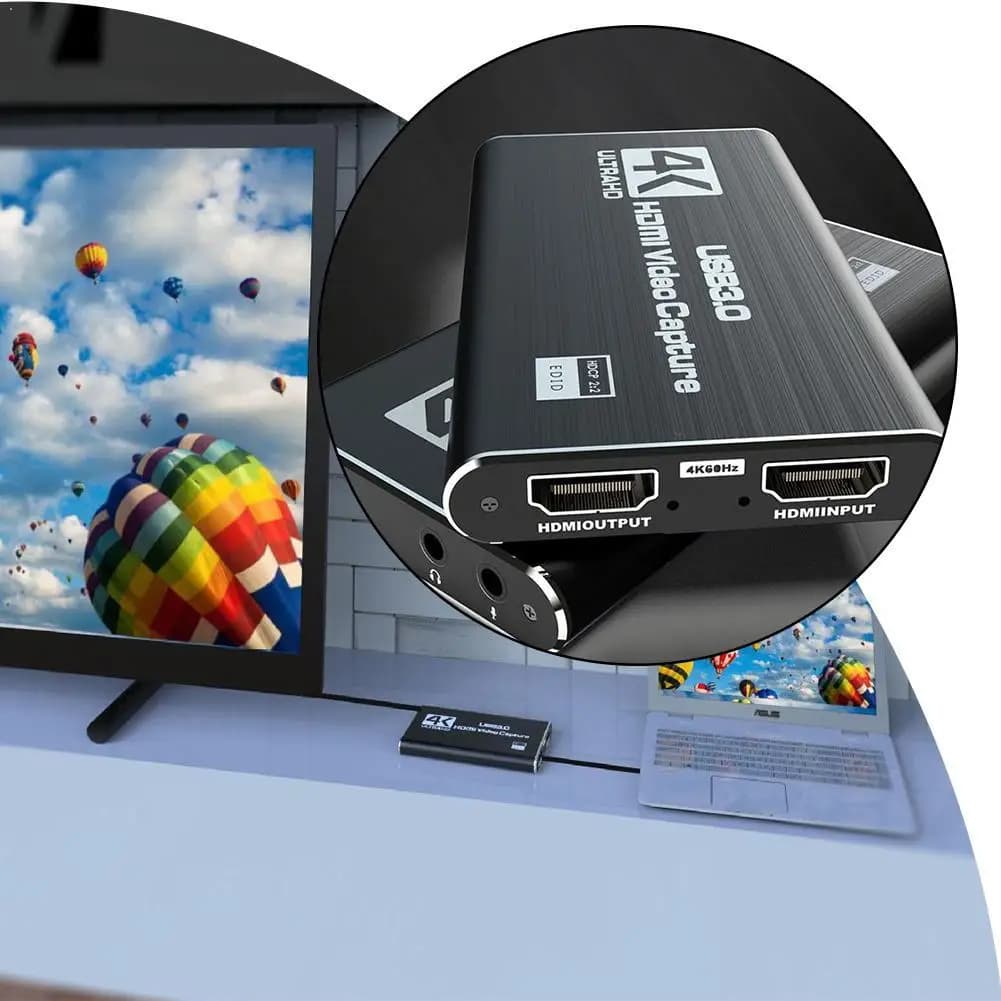 Scheda di acquisizione video 4K USB 3.0 HDMI 1080P 60fps HD per OBS, acquisizione di giochi e live streaming