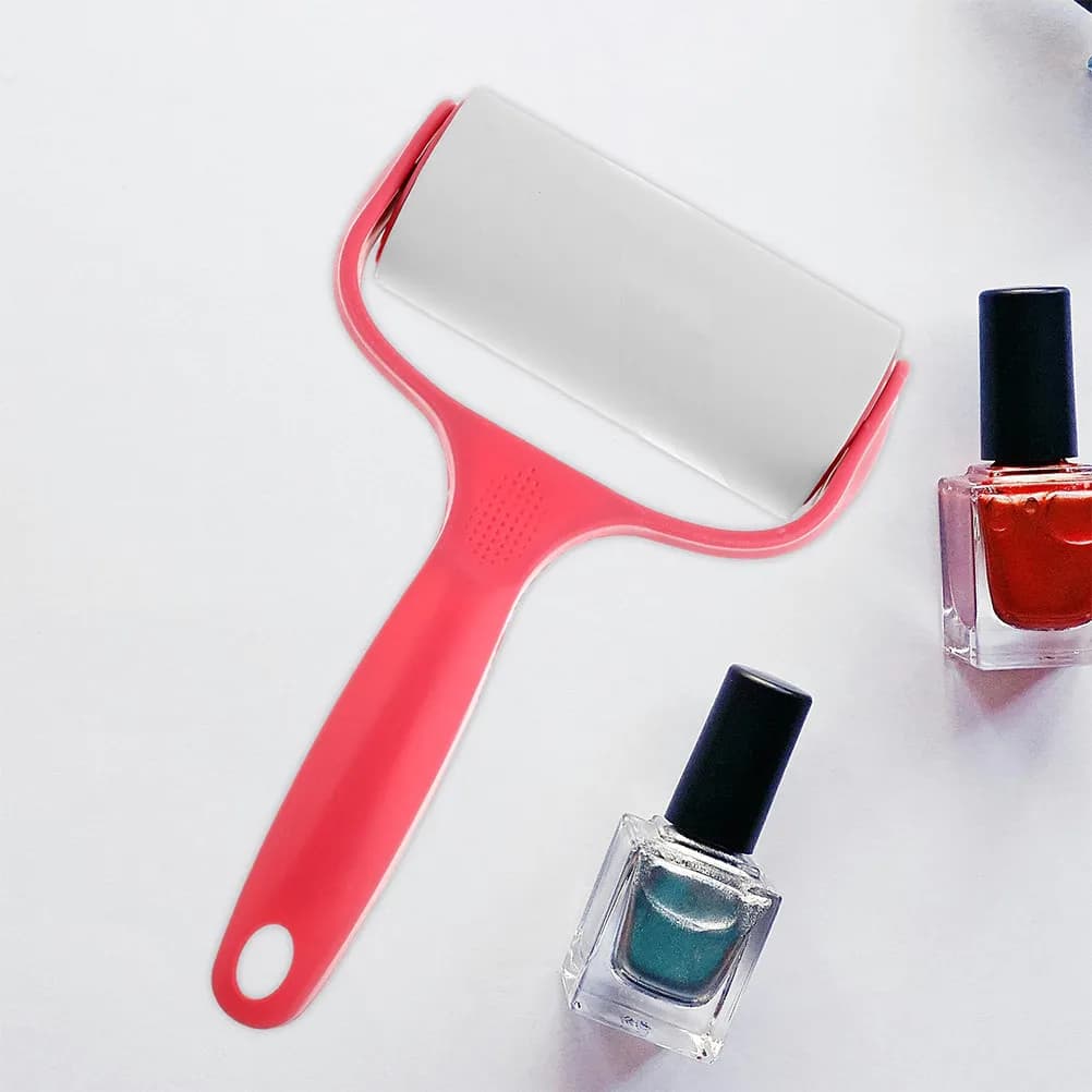 3Pcs Nail Cleaning Roller Lint Remover Adhesive Dust Removal Stamper Clean Tool Nail Art Accessories Manicure Kit