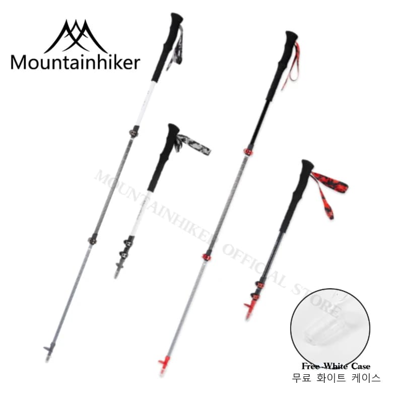 MOUNTAINHIKER Bastoncini da trekking 211 g/pz Bastoni da trekking pieghevoli Bastoni telescopici pieghevoli Bastoni da trekking Bastoni da passeggio Bastoni da passeggio