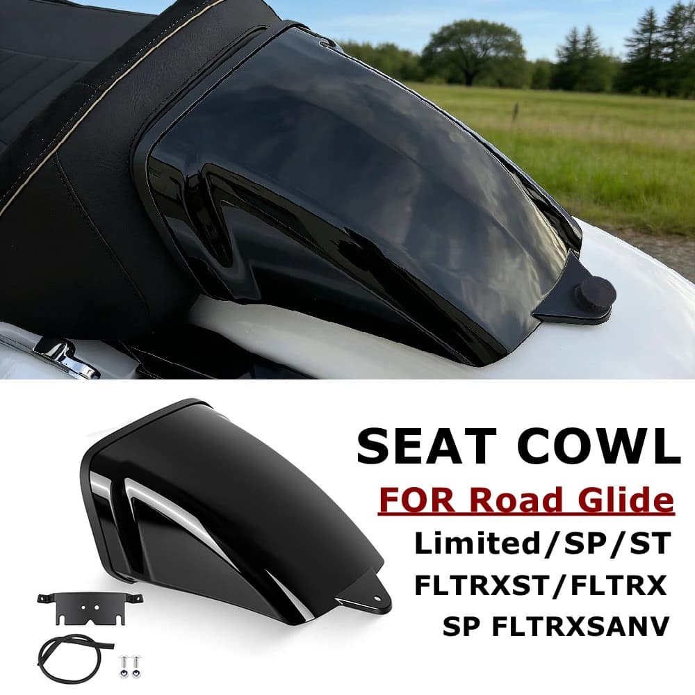 Copertura per Sedile Posteriore Passeggero Moto Harley Touring CVO Road Street Glide ST FLTRXSE FLHXSE 2023-2025, Copertura a Forma di Cammello