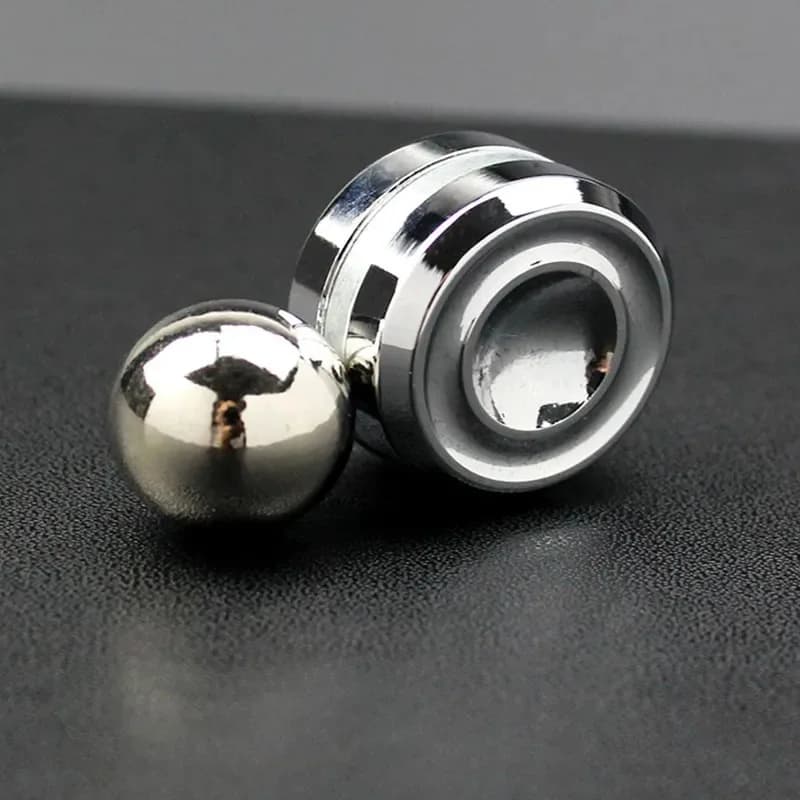 Orbiter Fidget Giroscopio satellitare magnetico con rotazione liscia Giocattolo per dita antistress per messa a fuoco dell'ansia Gioco sensoriale ASMR