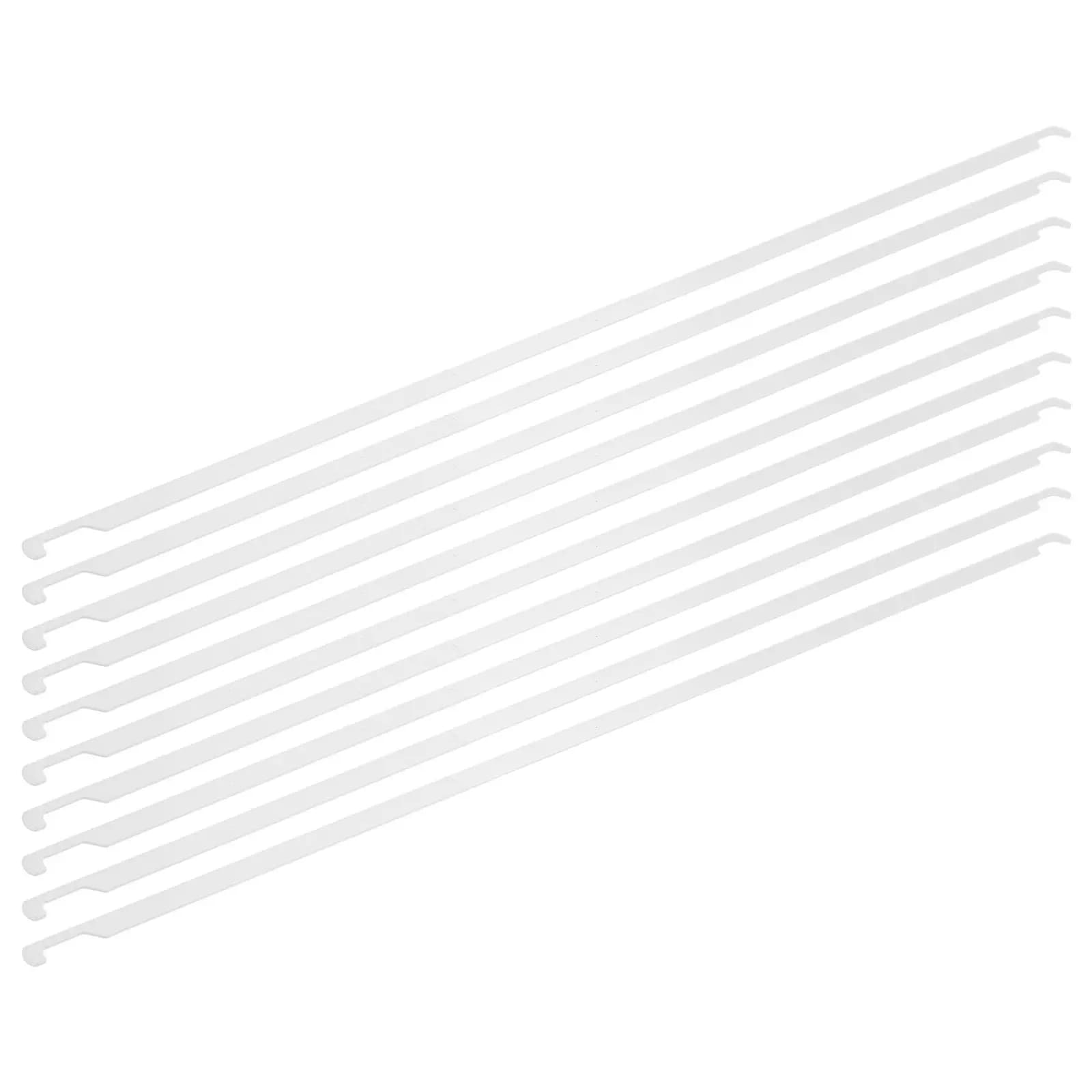 10Pcs Metal File Suspension Rods Strong Load Bearing Hanging Folder Hardware for Office Filing System Rods Document Storage