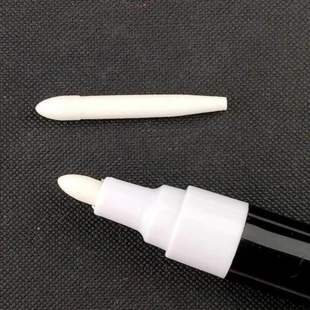20Pcs Paint Pen Nibs Replaceable Fiber Marker Tips Replacement for Acrylic Marker Pen Painting Point Accessories