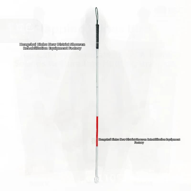 Durable Outdoor Trekking Stick Aluminum Alloy 5 Pleated, Blind Rod, Black Handle, Factory Direct Sale