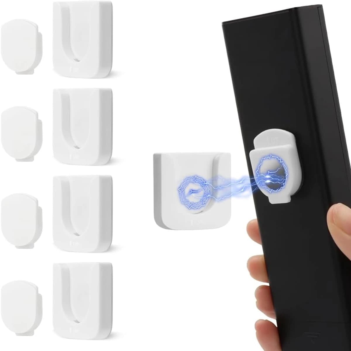 Gancio Magnetico con Telecomando e Forte Adesivo a Ventosa, Supporto da Parete per TV e Telecomando del Climatizzatore