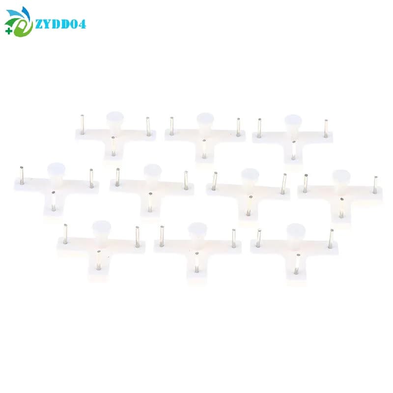 ● 10/20 piece T-shaped nails - Invisible wall hooks for frames, tickets and watches | Easy to install plastic hook, no trace