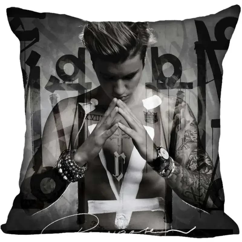 45 x45cm, 40 x40cm (one side) modern federa decorative for the house Justin Bieber for the lining of the living room cushion