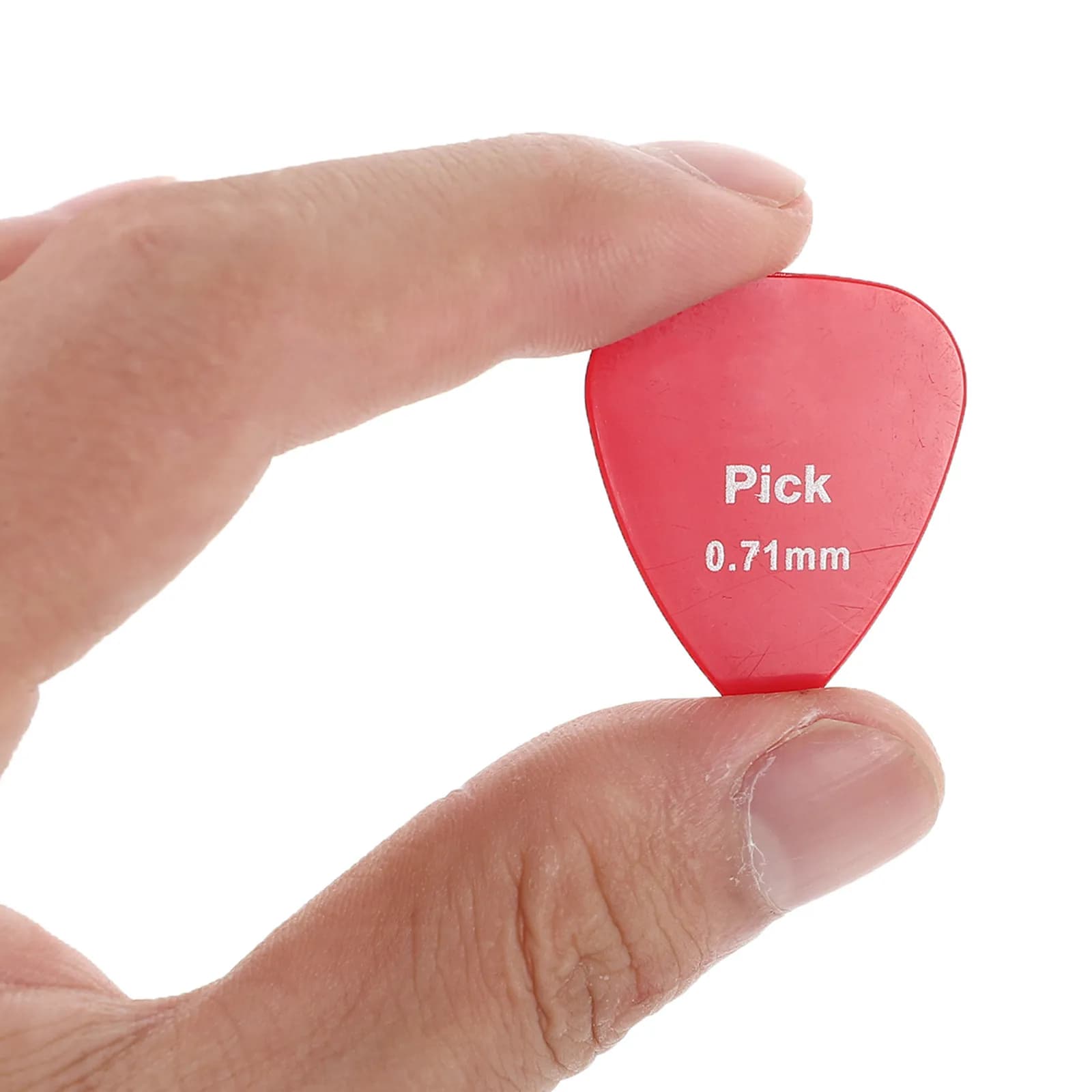 Set di 50 Plettri per Chitarra in Resina ABS, Spessi e Robusti, per Chitarra Elettrica, Acustica e Basso, per Pratica e Performance sul Palco