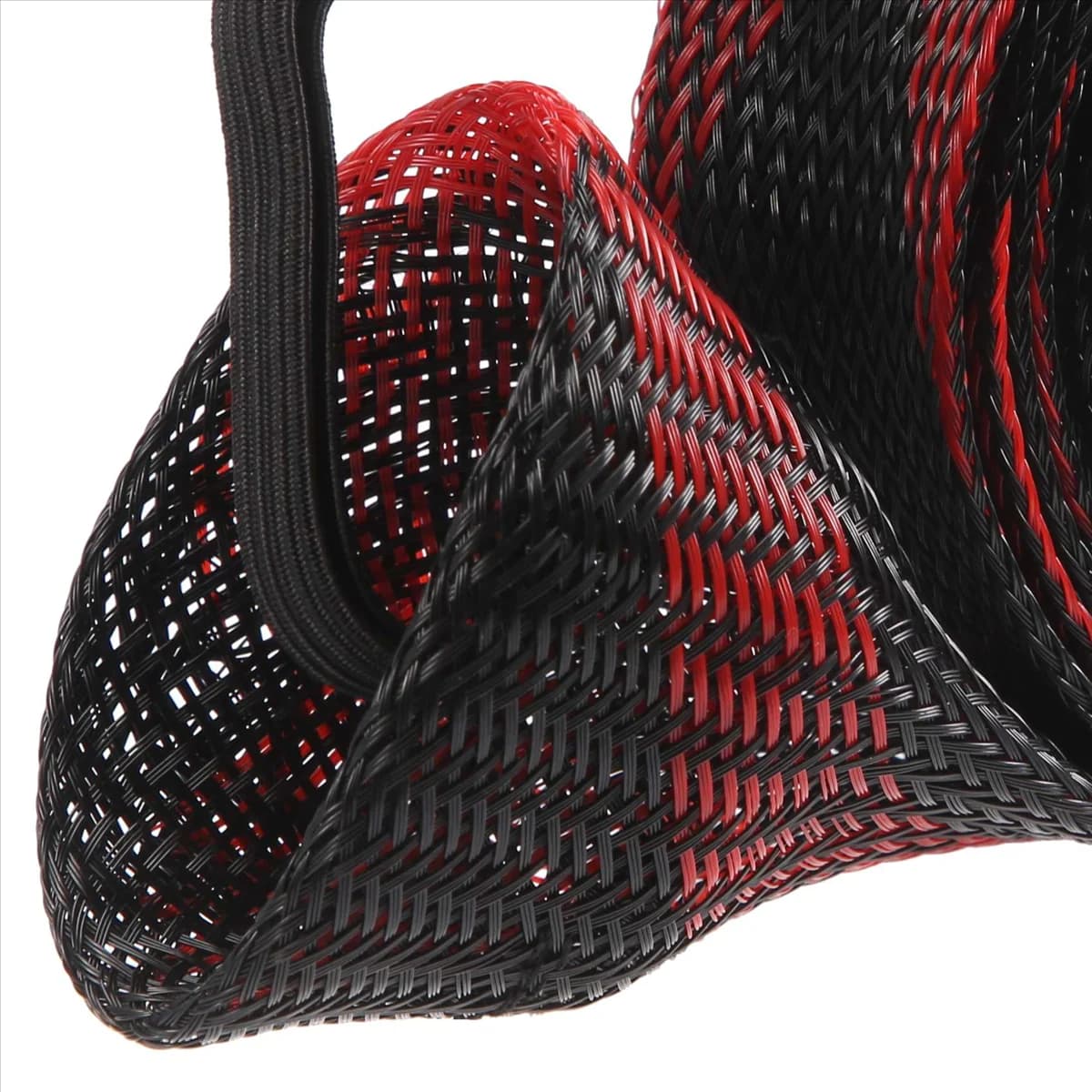 ABKM 8 pezzi calzino per canna da pesca, copertura per canna da pesca scalabile manica per canna in rete intrecciata accessori per attrezzi da pesca con cordino
