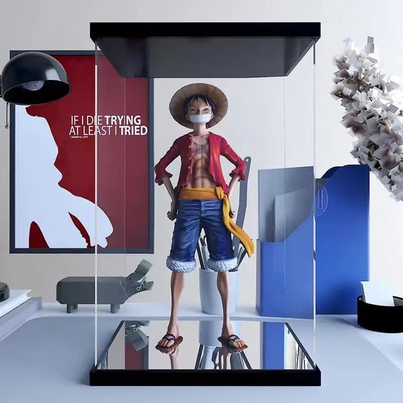 Vetrina con Figure in acrilico con vetrina antipolvere trasparente a specchio, giocattoli, modellini di auto, archiviazione di opere d'arte e Display 175 dimensioni