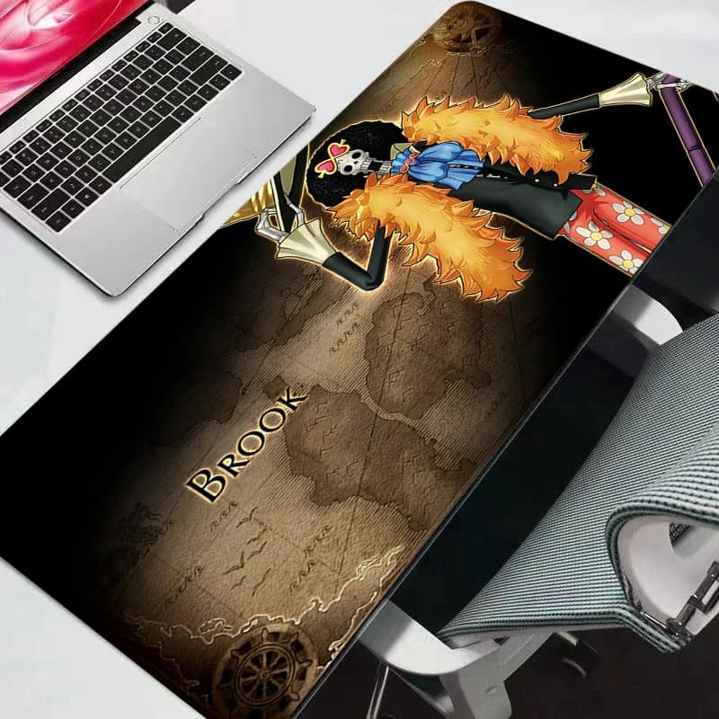 Tappetino per Mouse da Gaming Grande One Piece, Tappetino da Scrivania per PC Gamer, per CS GO LOL XXL, Mousepad Kawaii Durevole per Laptop