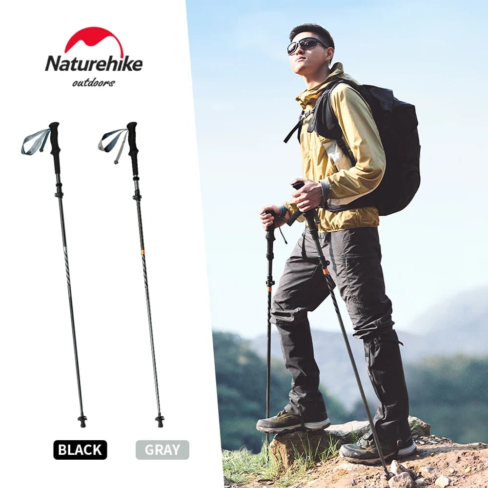 Naturehike Climbing Alpinism Walking pole Portable folding telescopic trekking poles Outdoor trekking poles Telescopic pole