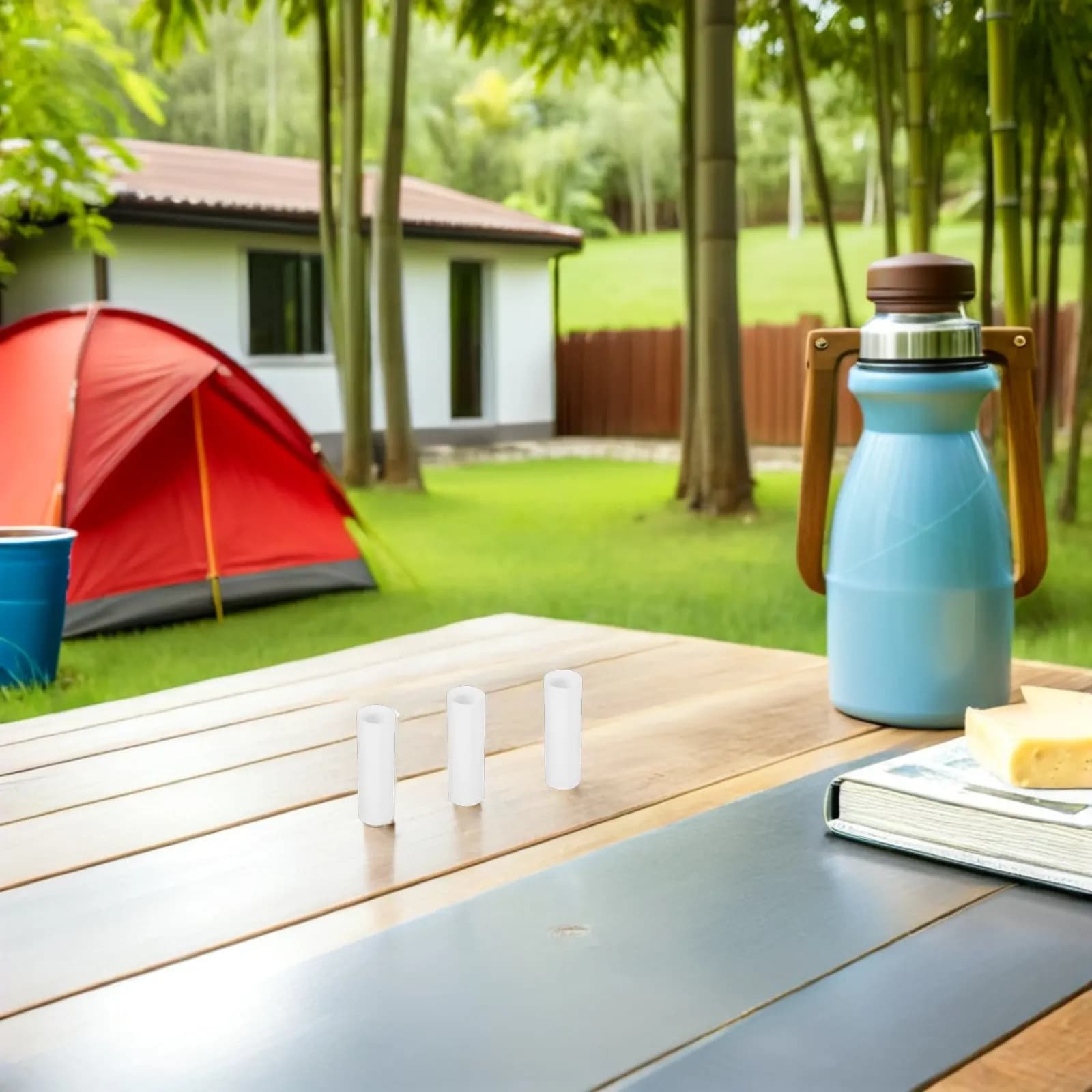 20 Pezzi Connettori per Tende da Esterno, Accessori per Gazebo, Ricambi per Pali e Tubi, Connettori a T in Plastica, Attrezzatura da Campeggio