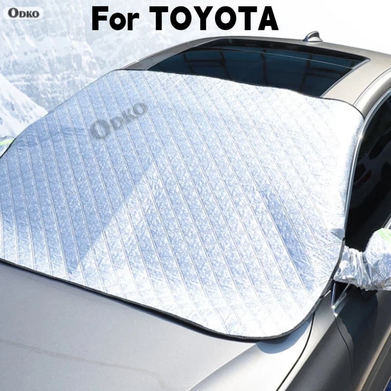 Parasole per auto ispessito con 5/9 magneti, protezione UV e anti-neve per TOYOTA CROWN