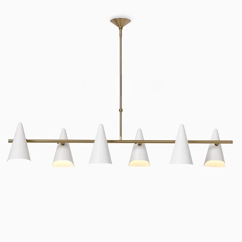 Designers Minimalist Multi-Heads Ceiling Pendant Light for Living Rooms Dining Table Villas Restaurants LED Chandelier Luminaire