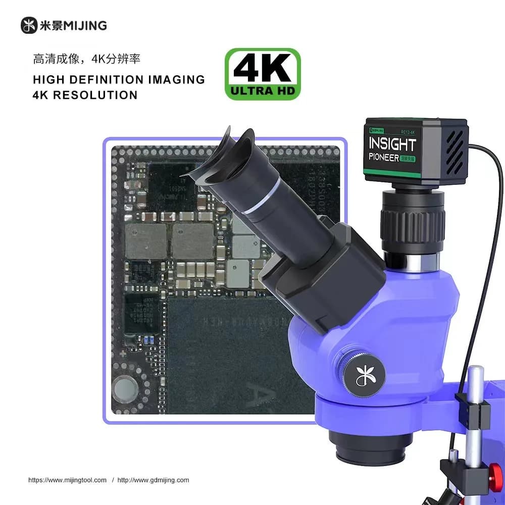 MIJNG 4K Fotocamera + Microscopio Termocamera a infrarossi Imaging HD 4K Lente Termocamera Strumenti di riparazione del telefono cellulare