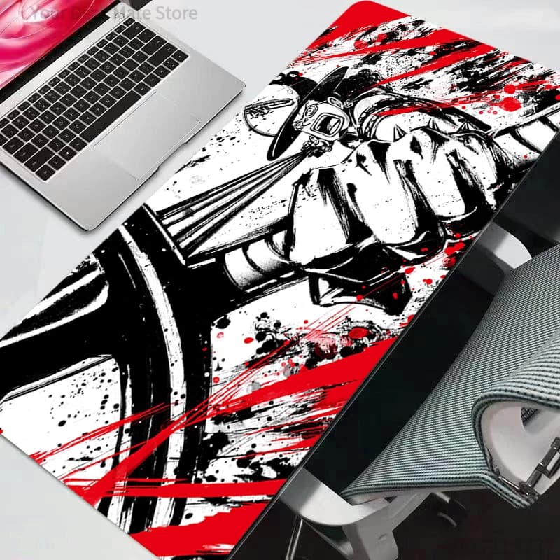 Tappetino per Mouse Grande One Piece, Tappeto da Scrivania per Gamer, Tappetino Moderno per Tastiera e Laptop, Mousepad XXL Durevole per Gaming, Design Anime