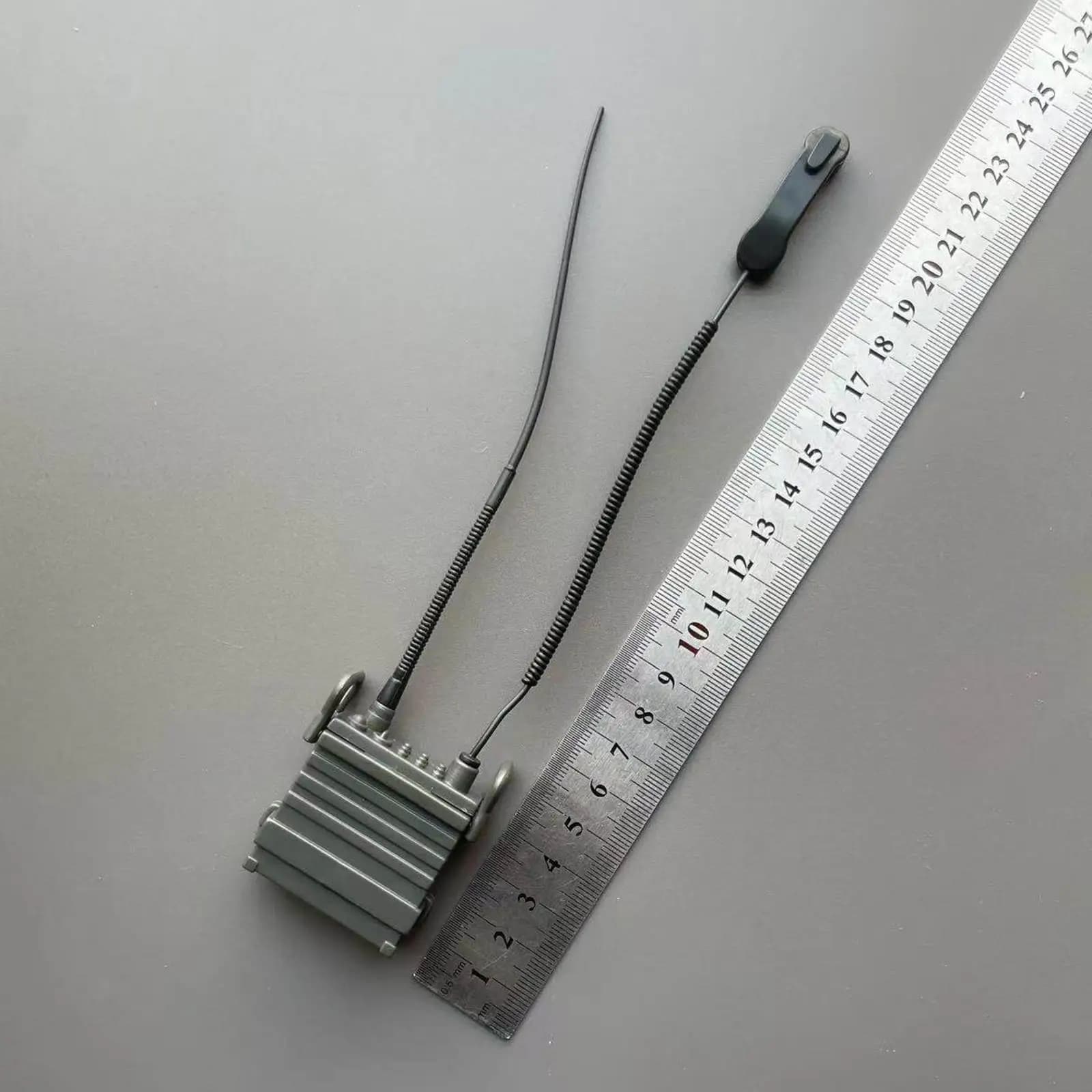 Modello di Telefono Radiofonico in Scala 1:6, Accessorio Decorativo Mini, Accessorio per Diorama per Action Figure da 12 Pollici
