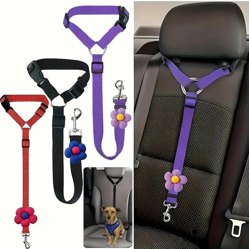 Cintura di sicurezza per cani per veicoli, guinzaglio di sicurezza per animali domestici, cintura di sicurezza per cani in auto, regalo