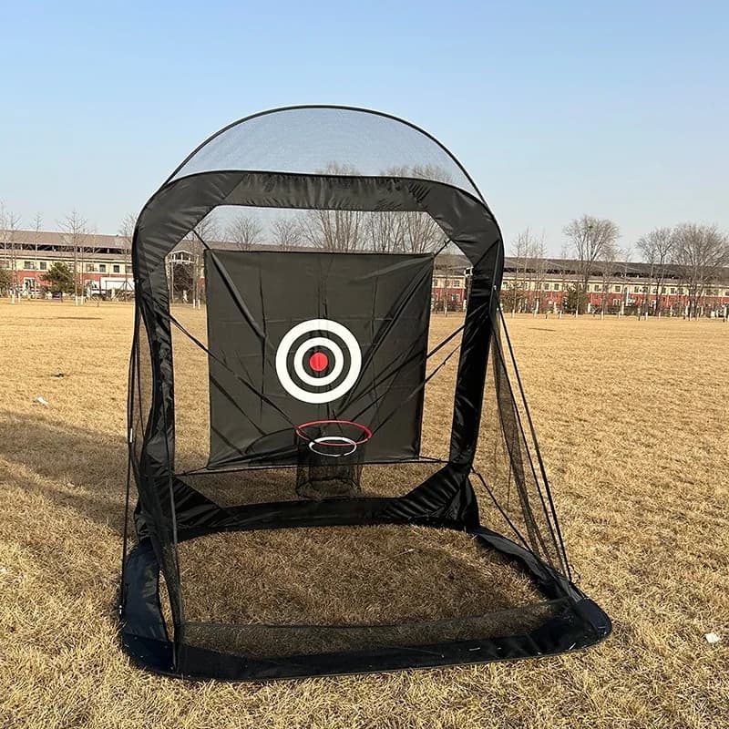 Rete da Golf Pop-up 9*7*7ft con Logo OEM, Rete per Pratica di Chipping con Ritorno Palla per Garage o Giardino