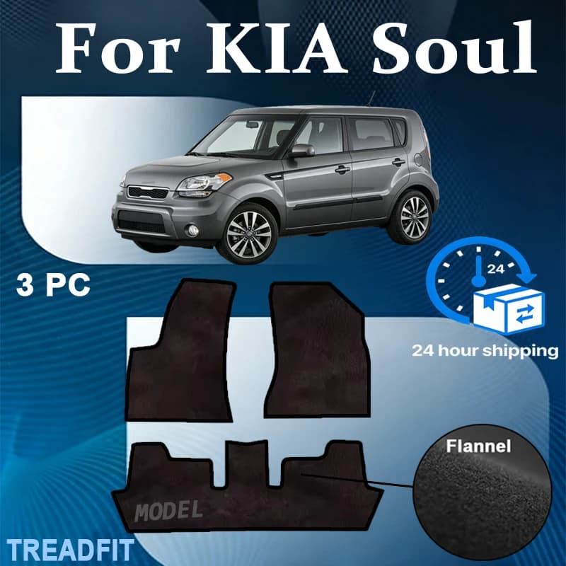 Nylon Car Floor Mats Carpet Rugs For KIA Soul(AM)2009-2015 Cross Forte Soul Sorento Carens Anti-slip Stylish Odorless Flame