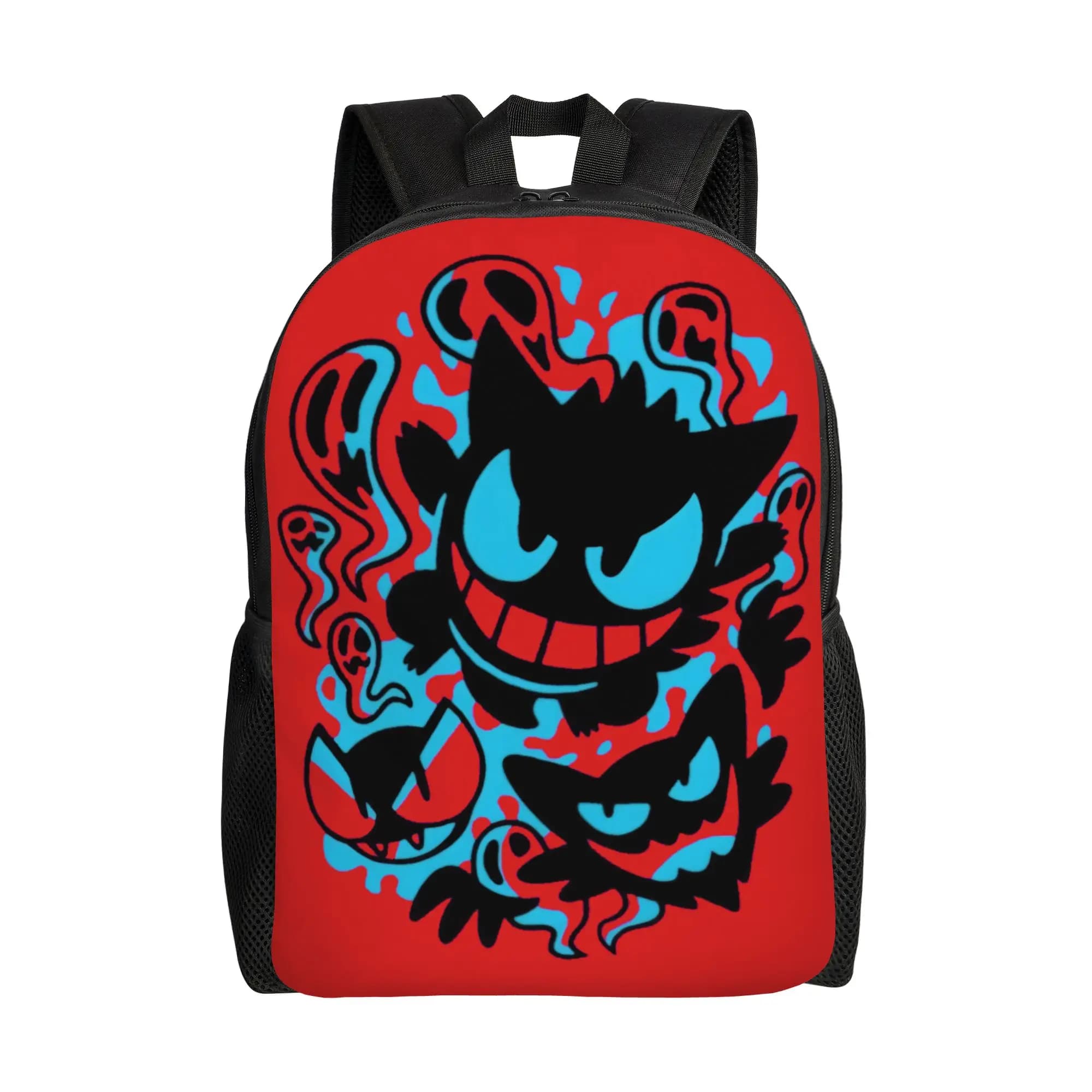 G-Gengars Backpack for Men Women Water Resistant School College Cartoon Bag Print Bookbag