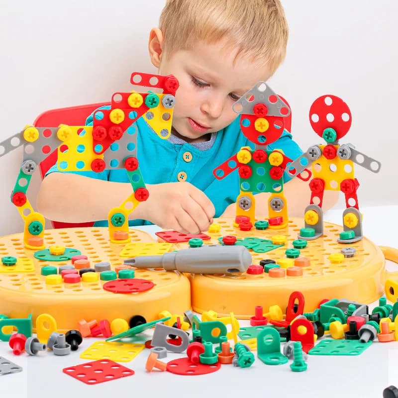 I bambini fingono di giocare a vite elettrica simulazione manutenzione cassetta degli attrezzi kit di giocattoli fai da te giochi educativi per bambini cassetta degli attrezzi giocattoli regali