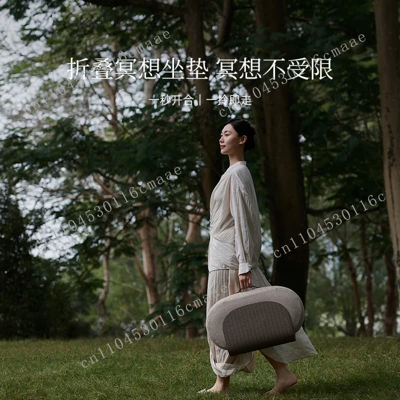 Cobble folding meditation mat reading on the ground, playing cushion meditation, meditation yoga portable god