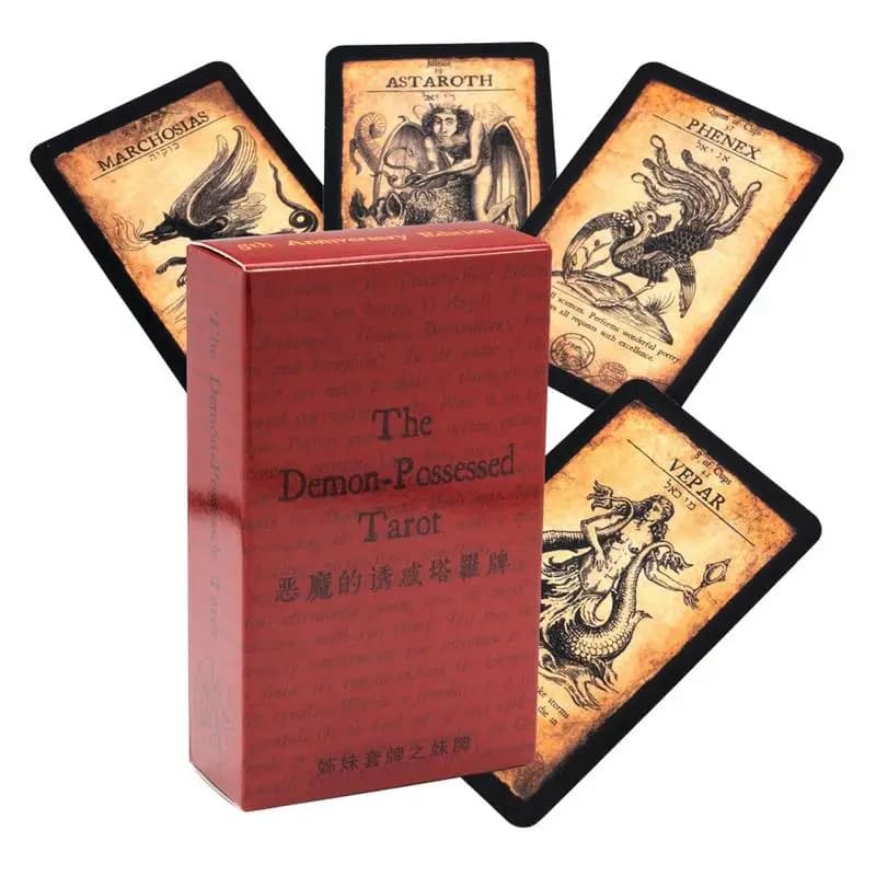 Carte dei tarocchi Previsione versione inglese Mazzi di oracoli per predizione del futuro Giochi da tavolo di conversazione dei tarocchi per principianti di famiglia
