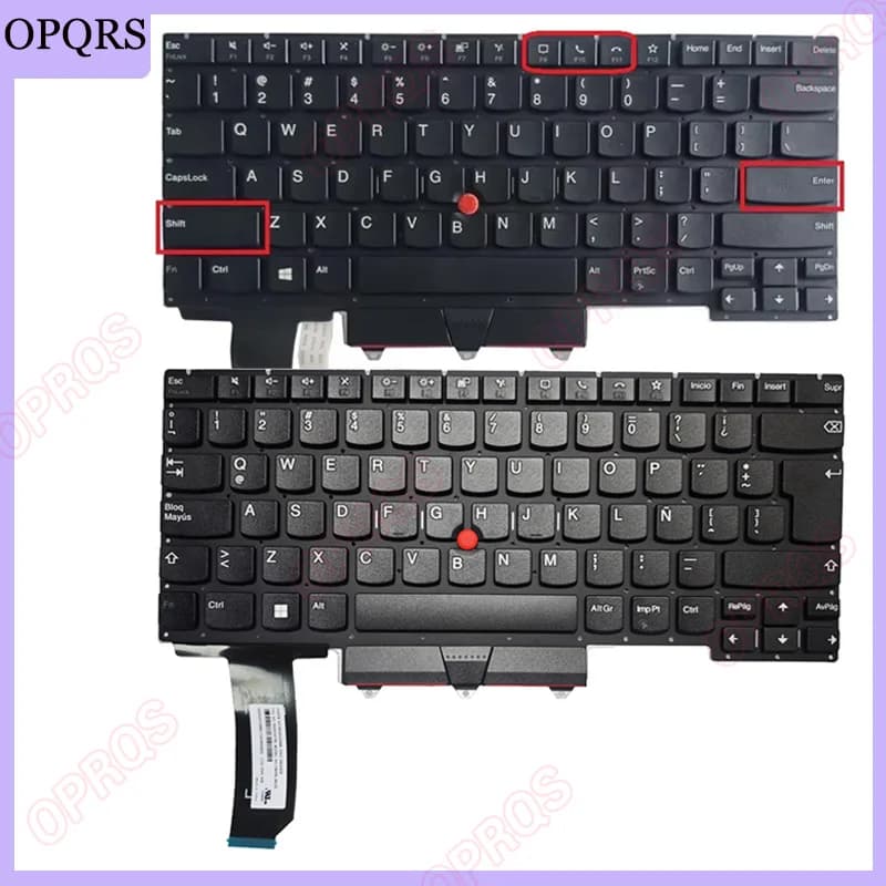 NEW for Thinkpad E14 Gen 2 Russian/US/Spanish/Latin laptop keyboard