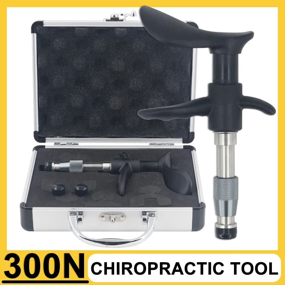 Manual Instrument for Chiropractic Adjustment of Vertebral Column, New Portable Massage for the Back, Massage and Correction of the Cervical Column 300N