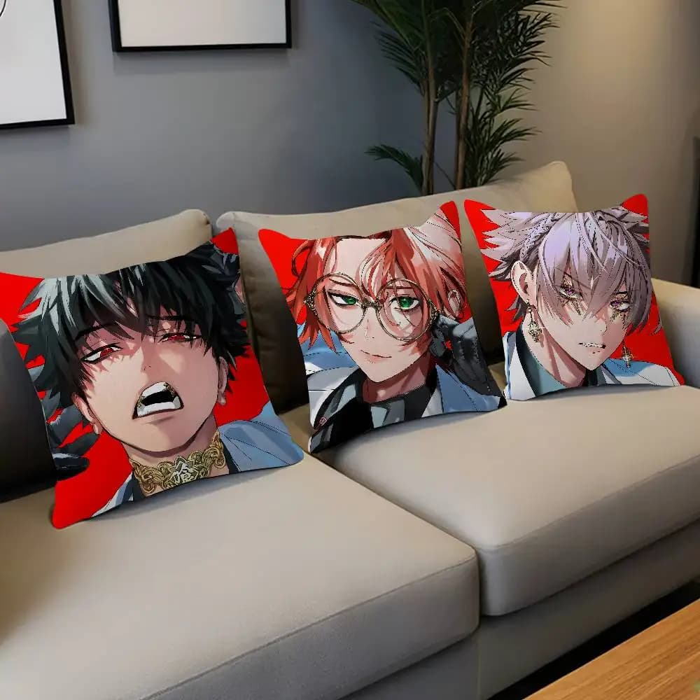 COOL Manga Comic P-Phantom Busters Fodera per cuscino, Federa, Cuscino decorativo per divano, Cuscino decorativo per la casa