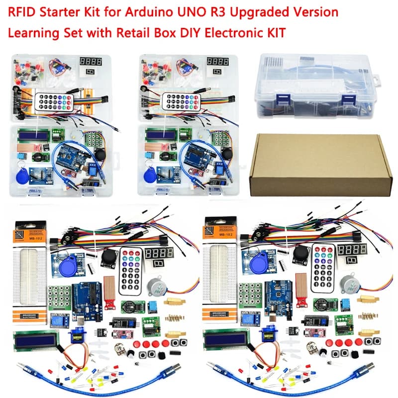 Starter RFID Kit for Arduino UNO R3 Learning Set updated version with digital KIT retail box