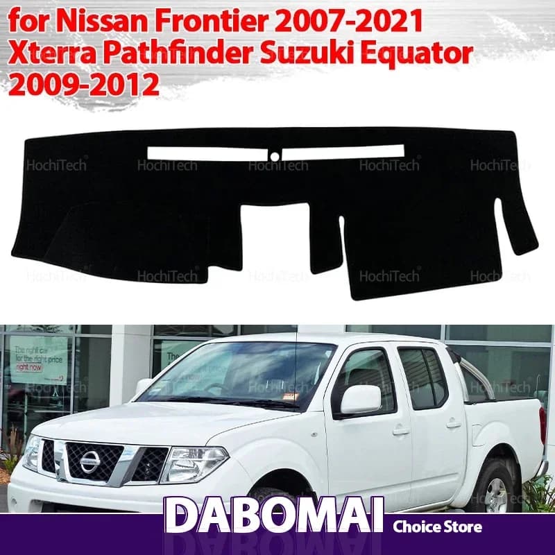 Dashboard Cover Pad Car Liner Anti-UV Mat Sunshade Dashmat Carpet Dash LHD RHD Carpet Rug for Nissan Frontier 2007-2021