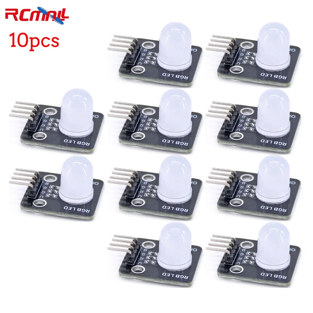 RCmall 10Pcs 10MM modulo Display LED RGB anodo comune per Arduino OPEN-SMART