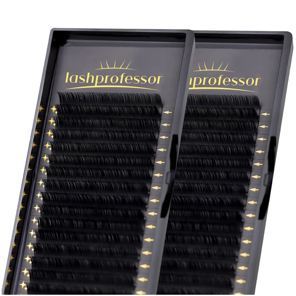 Lashprofessor Individual Eyelash Extensions 5-20mm Extensions Fake Eyelashes Premium Black Matte Faux Eyelashes Soft For Makeup