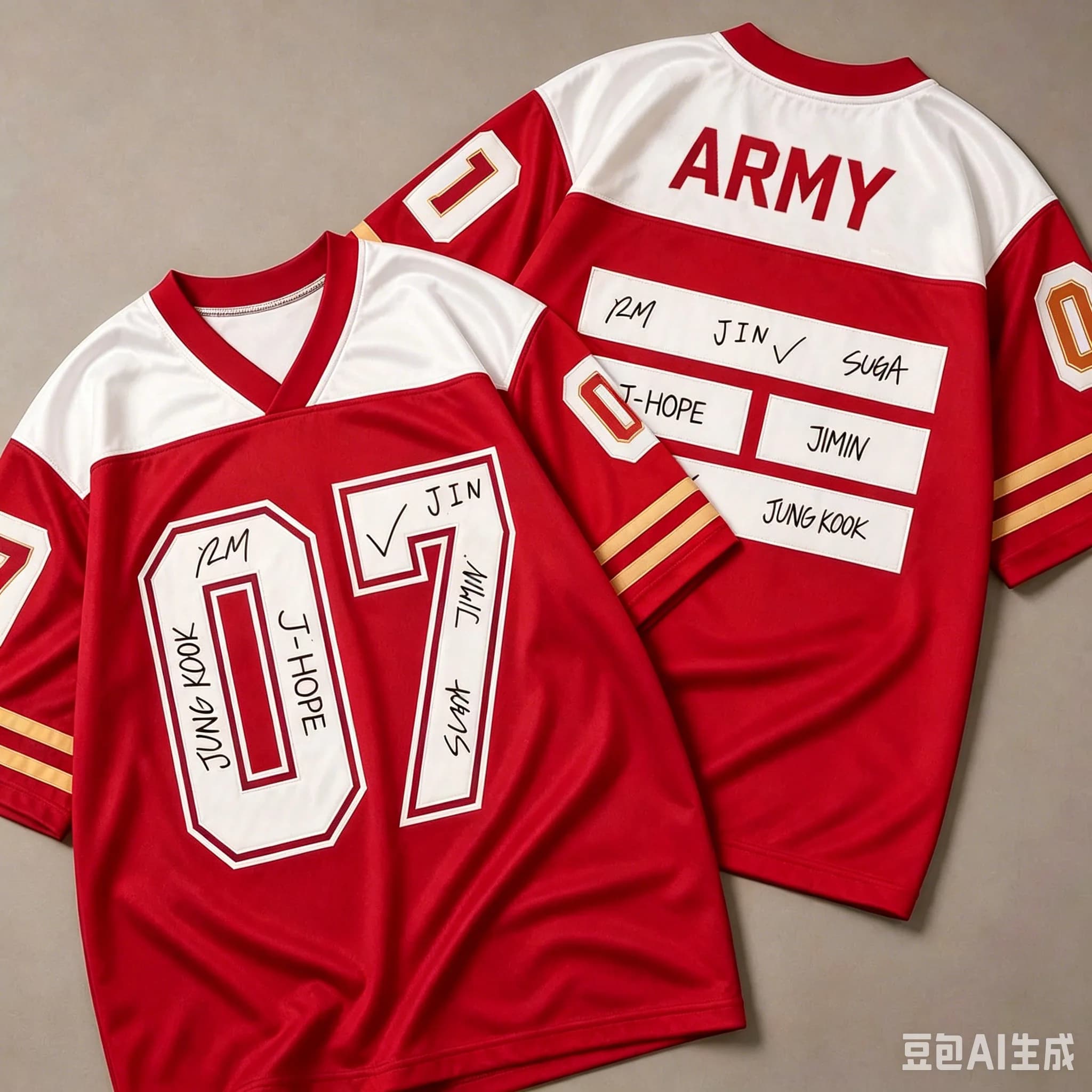 Maglietta ARMY 2026 Stile Kpop 07 con Stampa, Scollo a V, Oversize, Unisex, Streetwear, per Fan, Concerti, per Bambini e Adulti