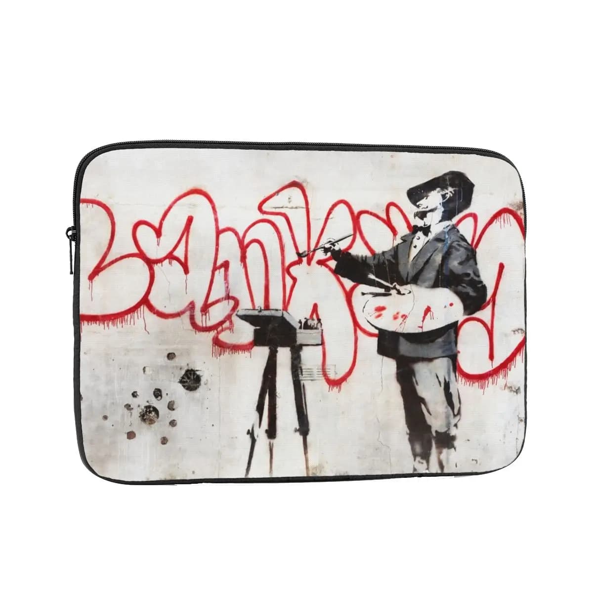 Banksy Graffiti Painter Custodia per laptop per MacBook Air Pro 12 13 15 17 pollici Notebook Liner Sleeve Tablet Custodia antiurto