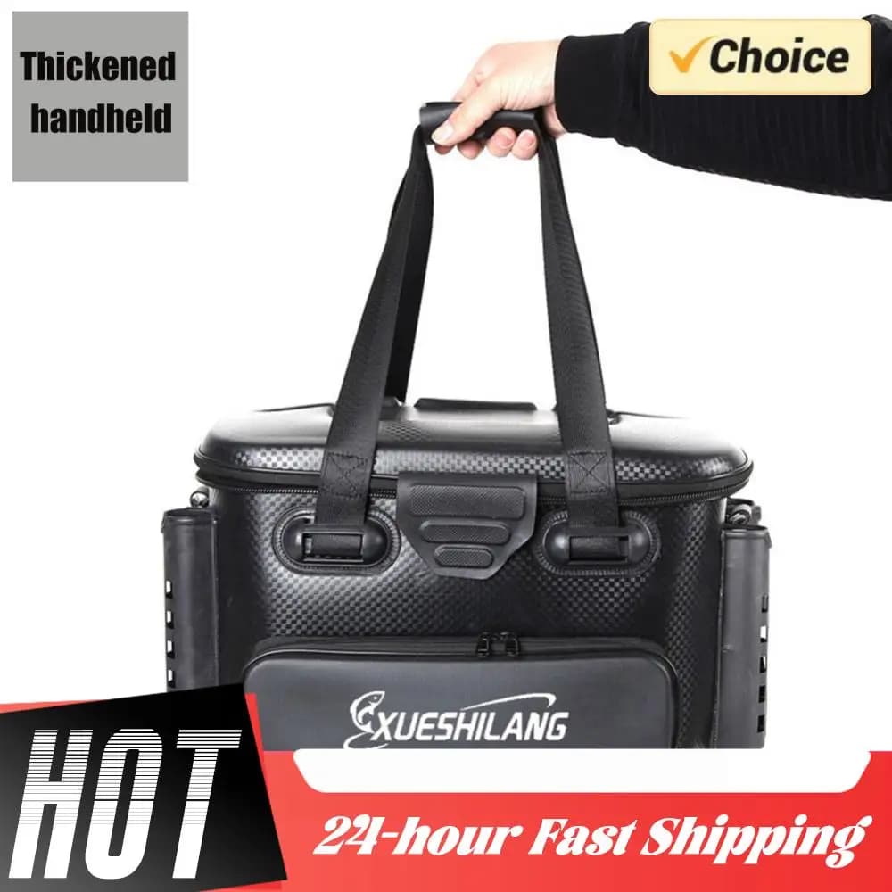 Multifunctional EVA Fishing Equipment Box, Portable Mesh Container and Beads with Design Wall decal and Fishing Equipment Handle