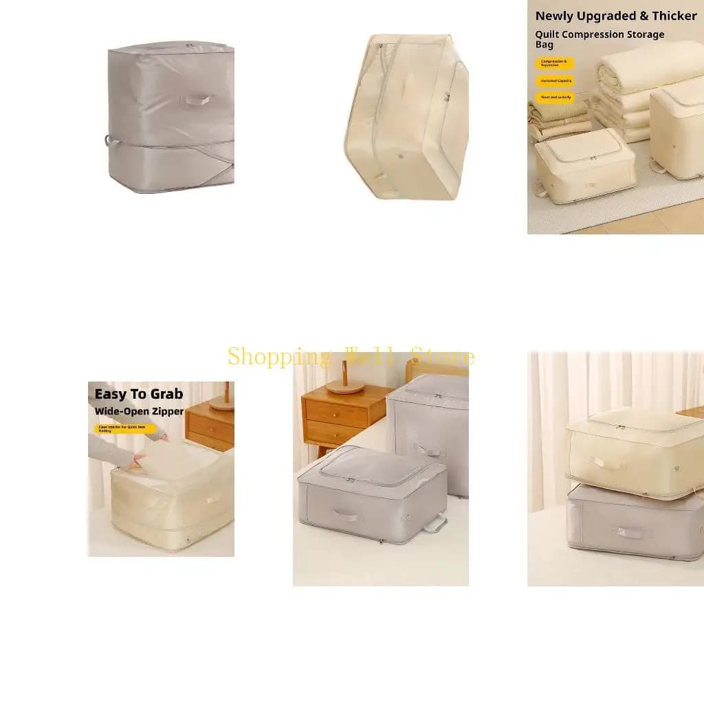 KX4B Design salvaspazio Organizzatori compressione Accessorio per borsa portaoggetti piumino, trapunta, cuscini, coperte