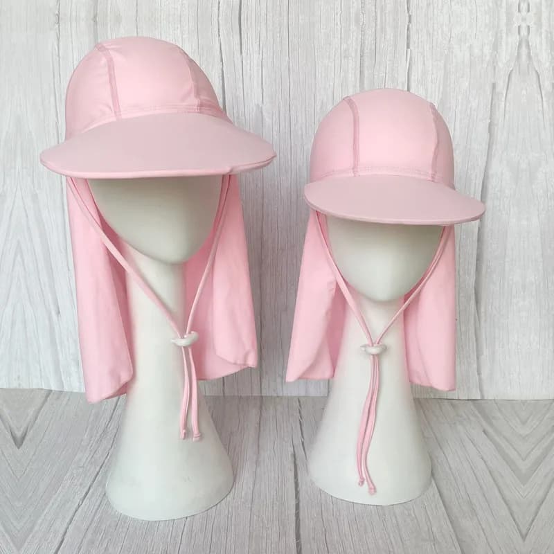 Swim hat with sunscreen for adults, Dubill elastic hat, Sunade beach hat, swim hat in solid color for man and woman