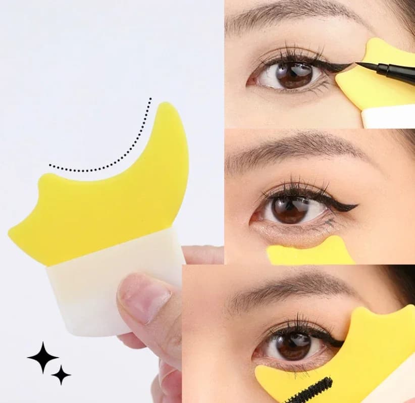 Auxiliary artifact for eye makeup, half-light deflector, multifunctional eye makeup, eye shadow, short handle