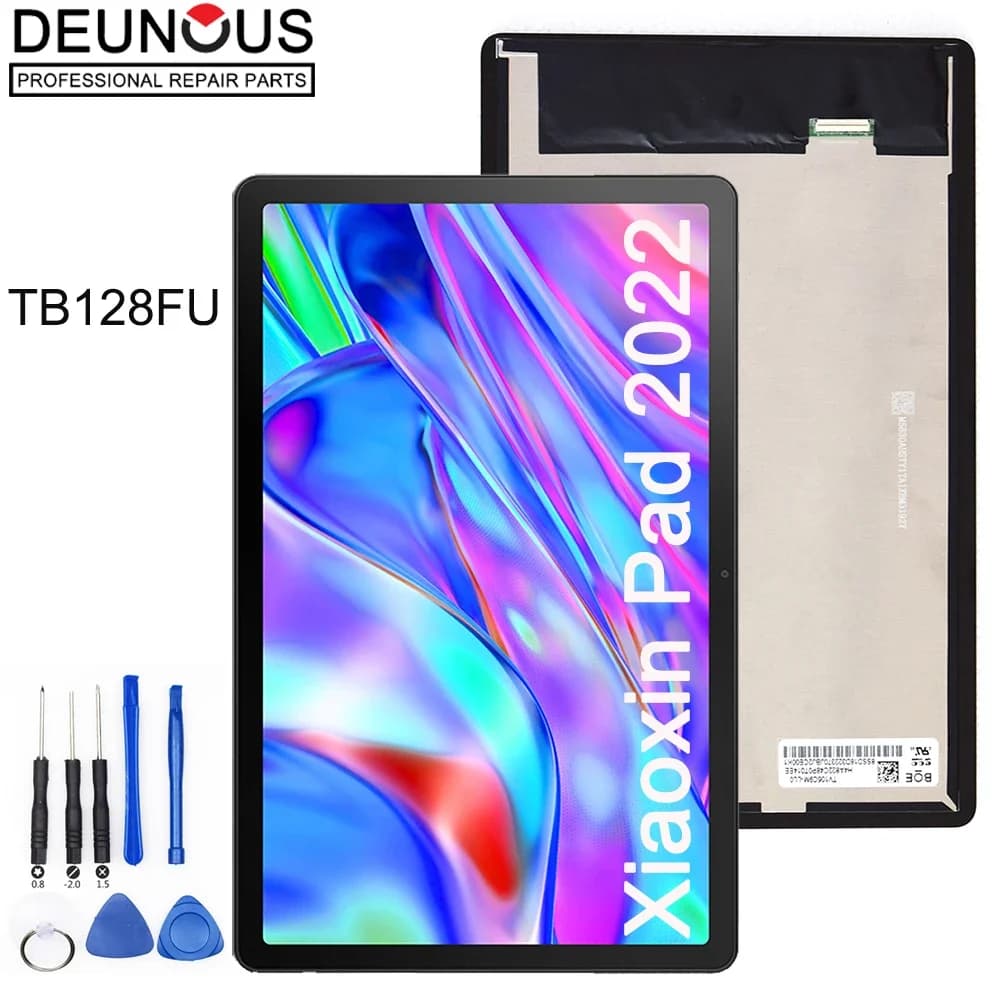 Tablet LCD da 10.6 "per Lenovo Xiaoxin Pad 2022 P12 Tablet TB128FU TB125FU TB128XU Display Lcd Touch Screen Digitizer Assembly