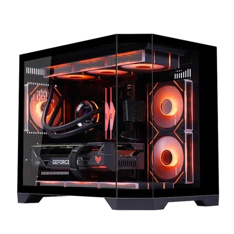 Scheda grafica RTX5060TI/5070TI/RX9070GRE/9070XT, gioco e-sport design computer desktop vista mare sala macchina di assemblaggio fai da te