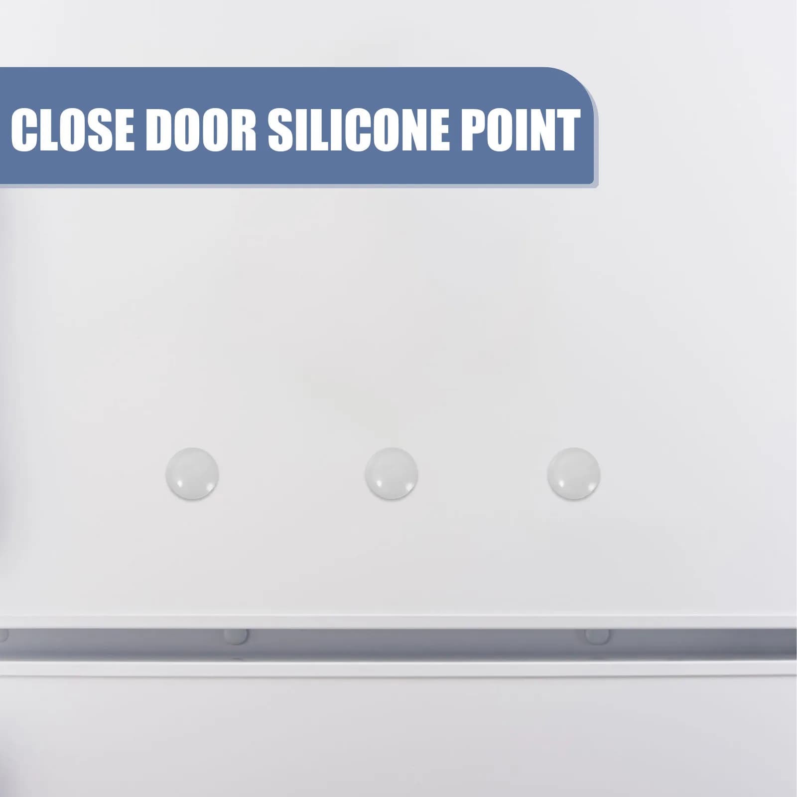 200 Pezzi di Fermaporta in Silicone Trasparente Ultra-Sottile, Protezione Silenziosa per Porte di Armadi e Frigoriferi