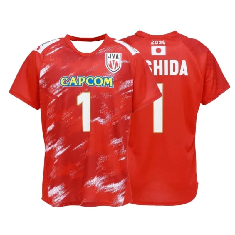 2026 New Japanese Fan Commemorative Volleyball Jersey, Quick Drying Sports Casual Training Men's Top T-shirt Short Sleeved Shirt