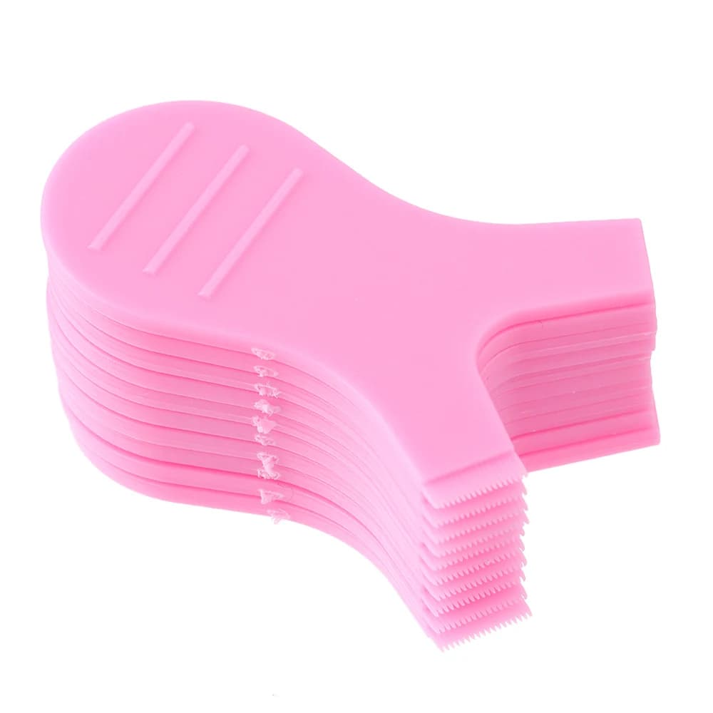 10 Pieces Permanent Eyelash Bearings, Eyelash Brush, Eyelash Lift, Silicone Curtain for Extension and Wrinkle