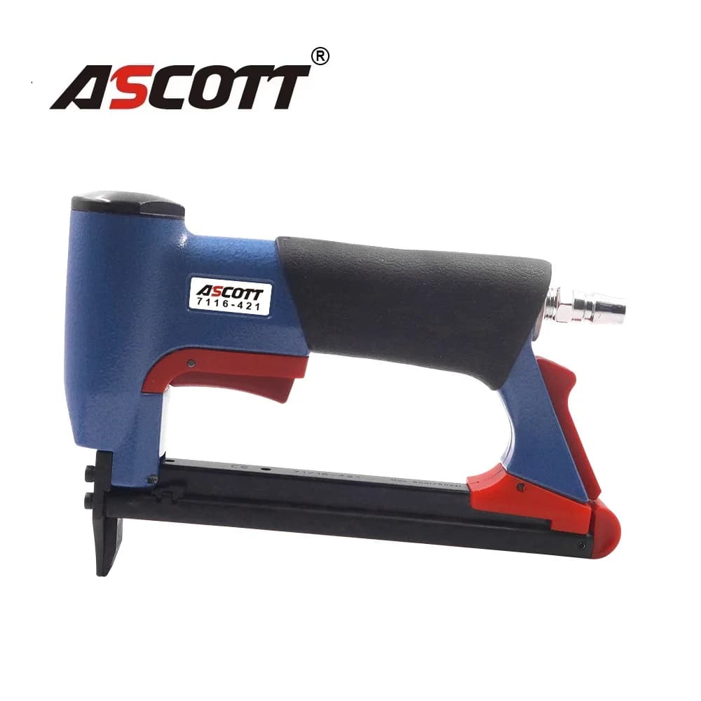 7116-421 Industrial&DIY Furniture Make&Repair Tools Pneumatic Fine Wire Staple Gun For Wood 4-16mm Air Upholstery Stapler
