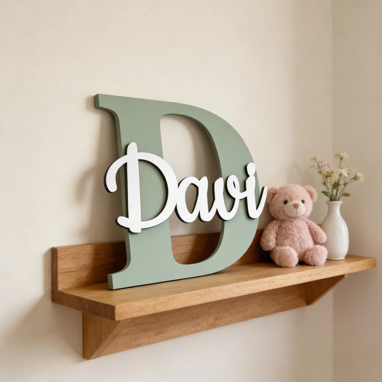 1pc Personalized Wooden Surname Brand, Wall Decoration, Suitable for Parties, Weddings, and Special Occasions, Birthday Gift